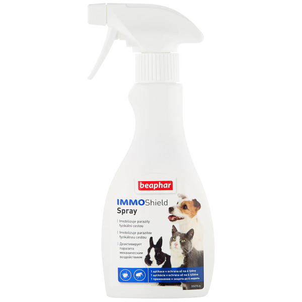 Спрей от паразитов для кошек, собак, грызунов и кроликов Beaphar Immo Shield Spray