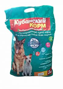 Корм для собак "Кубанский" (ягненок) 5 кг