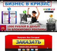 Автоматическая система заработка на сервисе удаления рекламы от 1000 рублей в сутки! (Алексей Фадеев)