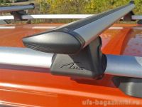 Багажник на рейлинги Suzuki Jimny, Lux Классик, крыловидные дуги