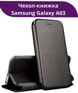 Чехол-книжка для Samsung Galaxy A03 черный