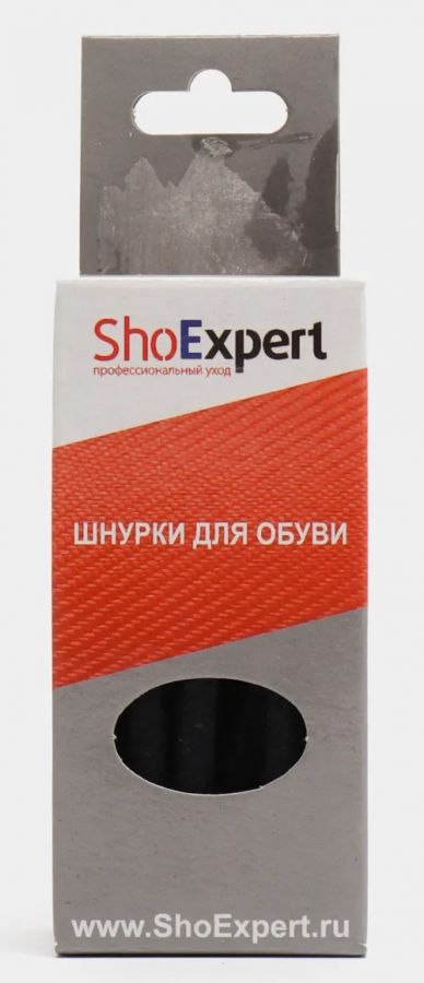 Shoexpert  Шнурки 90 см черные толстые