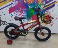 Велосипед детский 14" 1 скорость красный для мальчика