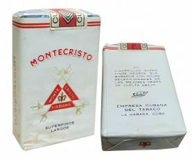 Сигареты коллекционные - Montecristo. Редкие. Куба 80-е года.