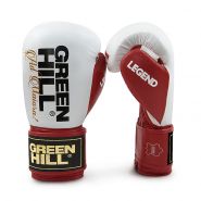 Боксерские перчатки Green Hill BGL-2246 Legend бело-красные 10 oz