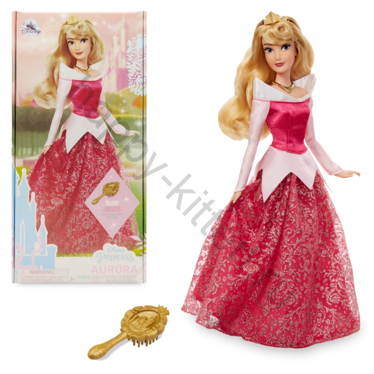 Кукла Аврора с расческой Disney