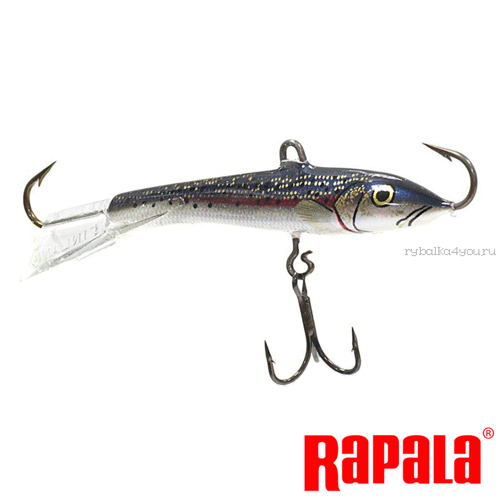 Купить Балансир Rapala Minnow Jigging Rap W09 90 мм / 22 гр / цвет: BLM  цена 890 рублей в рыболовном интернет каталоге в Москве с доставкой на дом