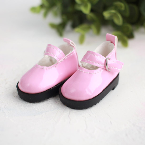 Обувь для кукол - Сандалии ярко-розовые, 4,5 см.