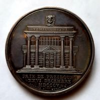 Медаль 1806 Франция RR Наполеон I Бонапарт AUNC