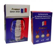 Сигаретная пачка - Киллиан Мбаппе. Сборная Франции. Футбол Qatar 2022 (фольга+лак) Msh Ali Oz
