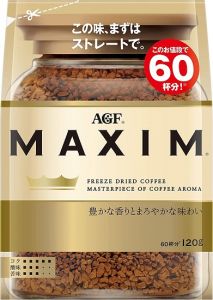 Японский кофе AGF Maxim (растворимый) 120 г. на 60 кружек