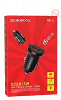 Автомобильное зарядное устройство BOROFONE BZ18 QC3.0