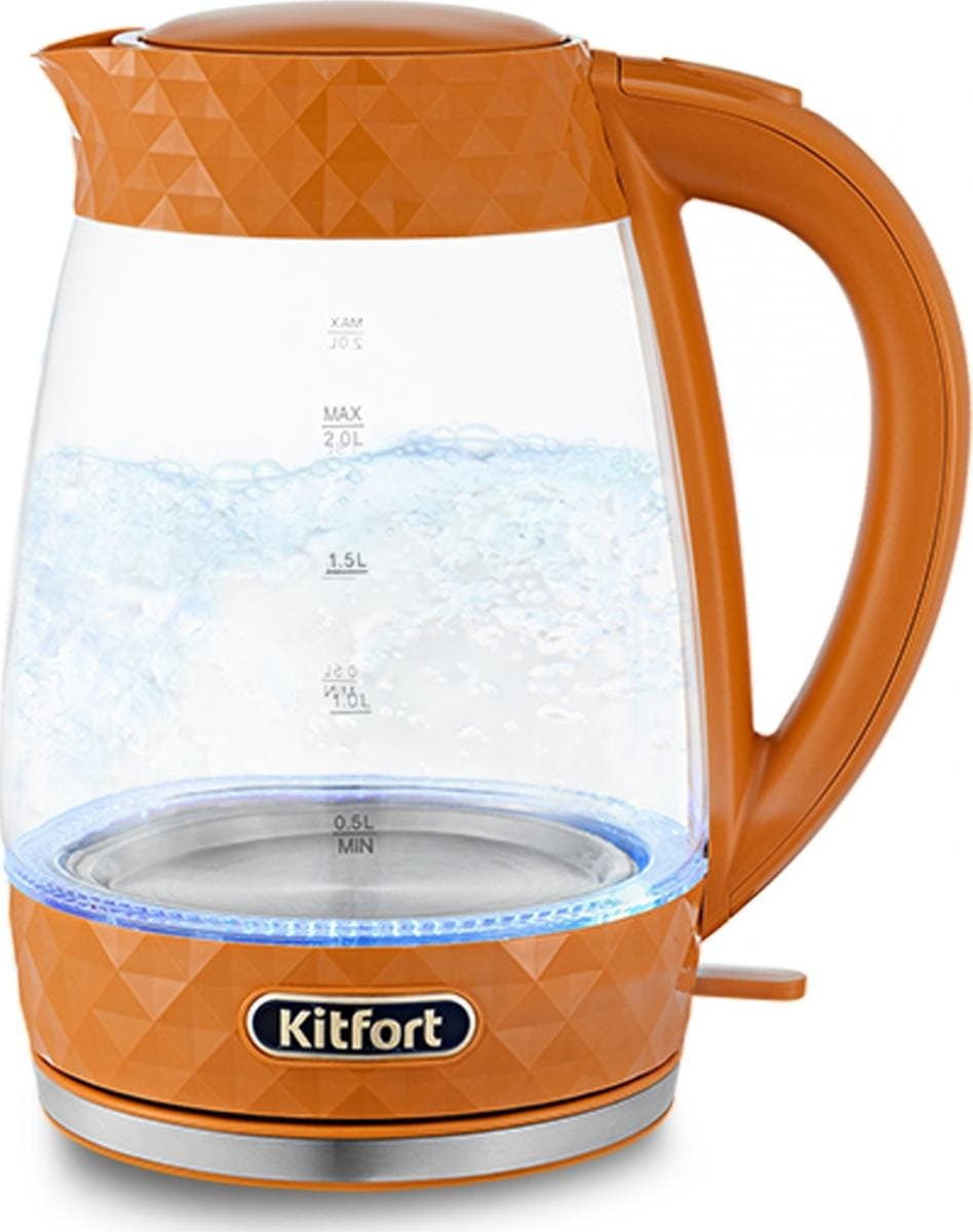 Чайник KitFort KT-6123-4 (оранжевый)