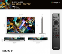 Sony XR-75Z9K модель 2022г.