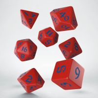 Набор кубиков Classic Runic - Red/Blue (7шт)