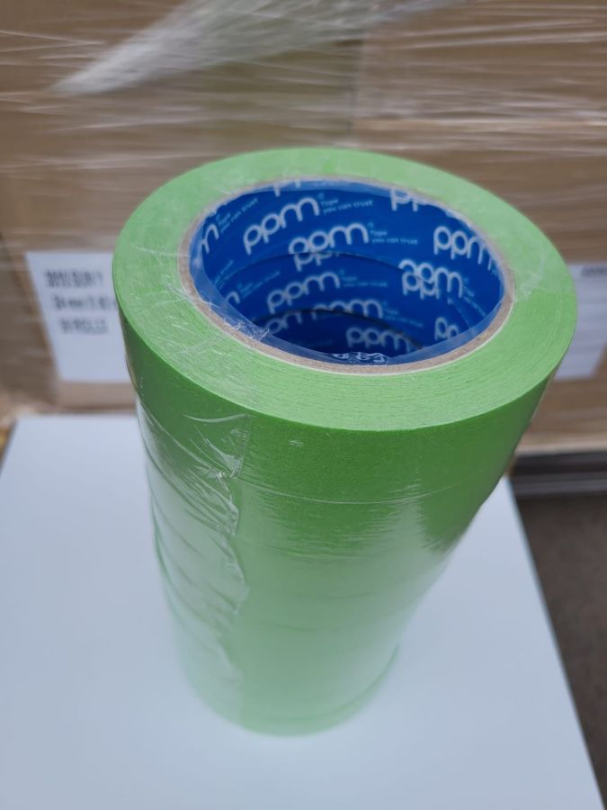Expert Малярная лента Premium 36мм*40м 110ᴼ/30мин влагостойкая зеленого цвета (Италия)
