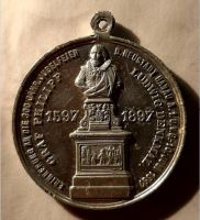медаль 1897 Ханау Мюнценберг Германия