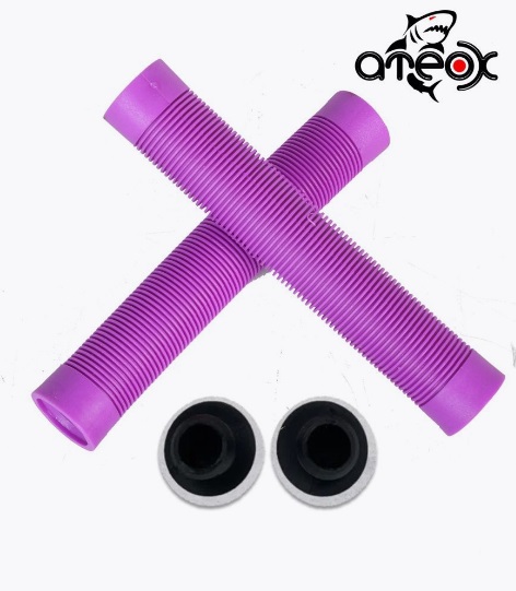 Грипсы, ручки для трюкового самоката Фиолетовые фирма ATEOX G-2-5 Pr