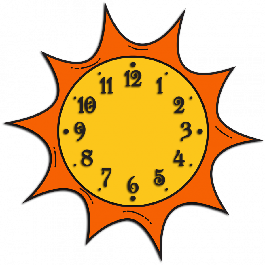 Часы настенные солнышко