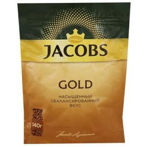 Кофе растворимый JACOBS MONARCH 140г Gold м/у