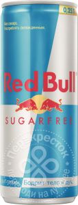 Напиток энерг RED BULL 0,250л Без сахара ж/б