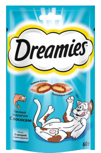 Корм д/кошек DREAMIES 60г с сыром