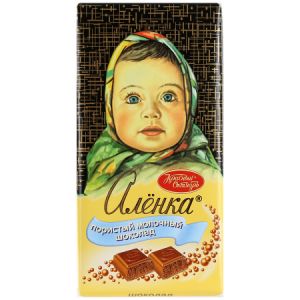 Шоколад АЛЕНКА 95г пористый молочный