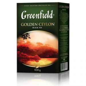 Чай черный GREENFIELD Golden Ceylon крупный лист 100г