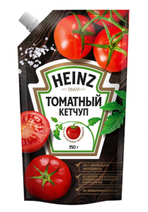 Кетчуп Heinz 350г Томатный д/п