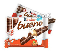 Шоколадные палочки KINDER BUENO 129г
