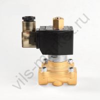 Клапан электромагнитный латунный нормально-закрытый PN10 (AC220V) DU G1