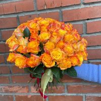 51 Огненная Роза Россия (50)см