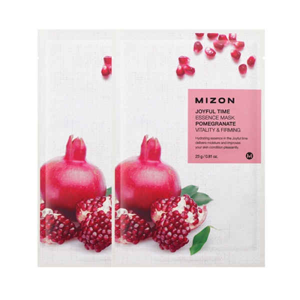 MIZON Маска тканевая с экстрактом граната. Joyful time essence mask pomegranate, 23 гр.