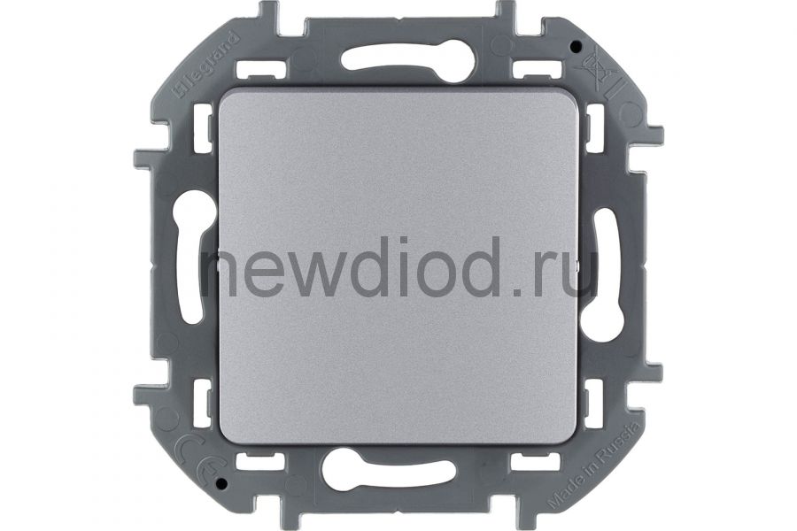 INSPIRIA Алюминий Переключатель одноклавишный 10 AX - 250 В Legrand