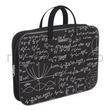 Портфель А4+ ErichKrause ткань Algebra черный 52669
