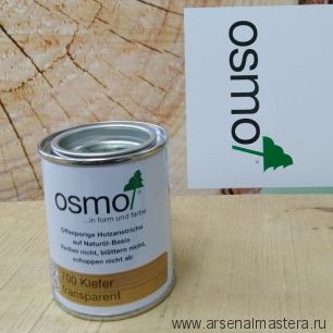 OSMO Скидка до 29% ! Защитное масло-лазурь для древесины для наружных работ OSMO Holzschutz Ol-Lasur 700 Сосна 0,125 л