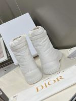Стеганные зимние ботинки Dior