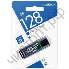 флэш-карта USB 3.0 Smartbuy 128GB Glossy Dark Grey
