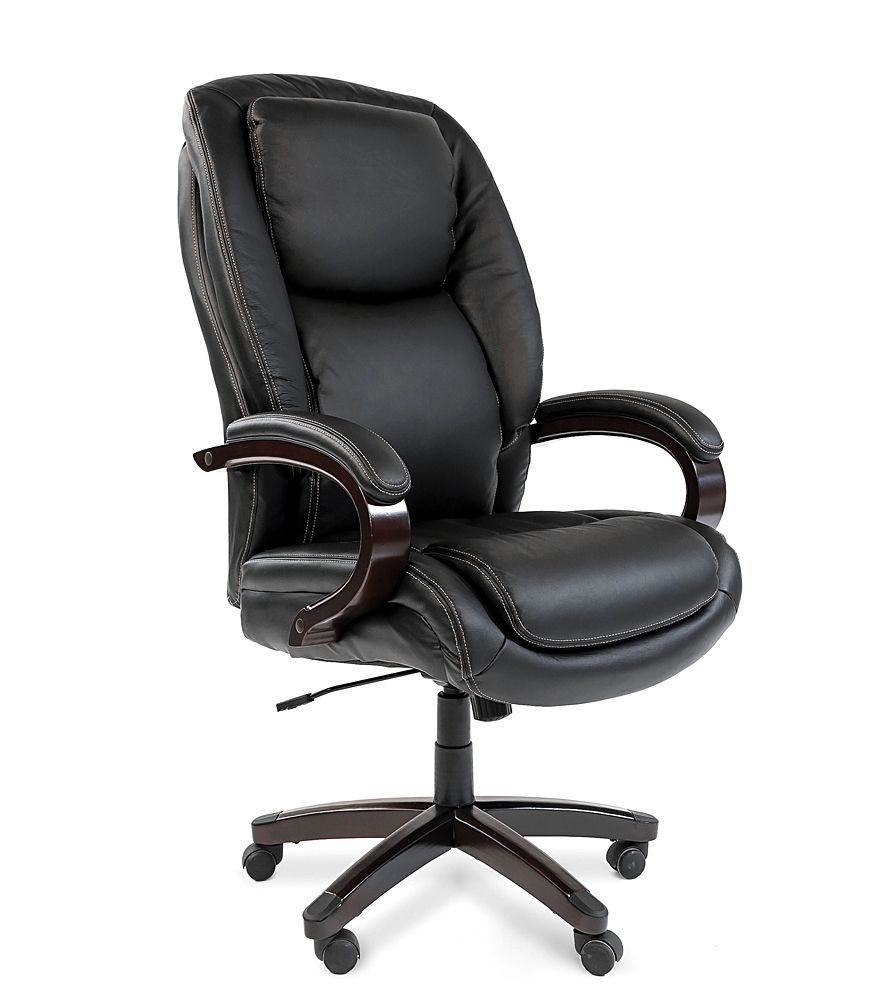 Кресло для руководителя CHAIRMAN 408 (Чёрное)