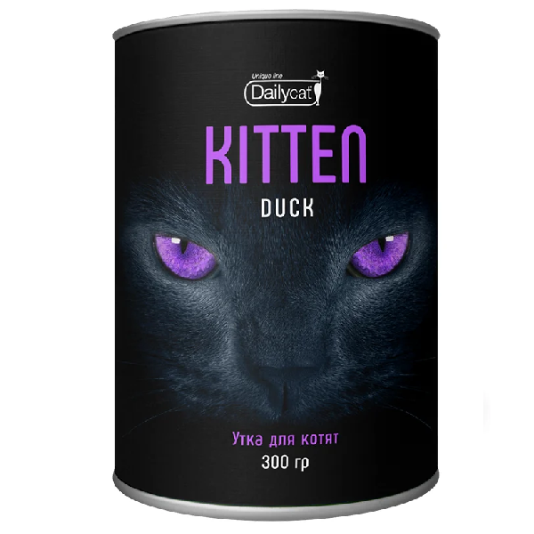 Сухой корм для котят DailyCat Unique Line Kitten Duck с уткой