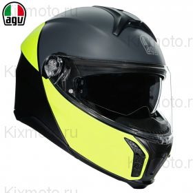 Шлем AGV Tourmodular Balance, Чёрно-серо-жёлтый