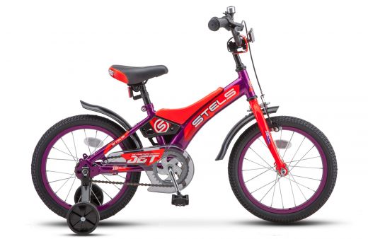 Детский велосипед Stels Jet 16" Z010 фиолетово-оранжевый