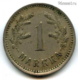 Финляндия 1 марка 1921 H