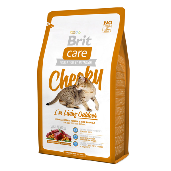Сухой корм для кошек Brit Care Cheeky с олениной