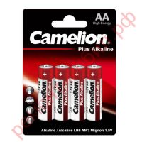 Батарейка алкалиновая Camelion LR6 AA /4BL Plus Alkaline (цена за блистер 2 шт)