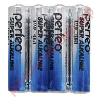 Батарейка алкалиновая Perfeo LR03/4SH Super Alkaline (цена за спайку 4 шт)