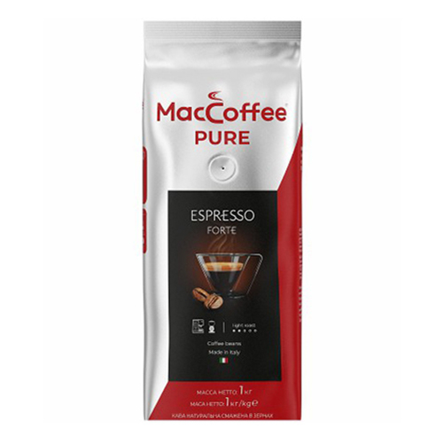 Кофе жареный в зернах MacCoffee "PURE Espresso Forte" 1000 г
