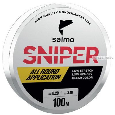 Монофильная леска Salmo Sniper Clear 100m