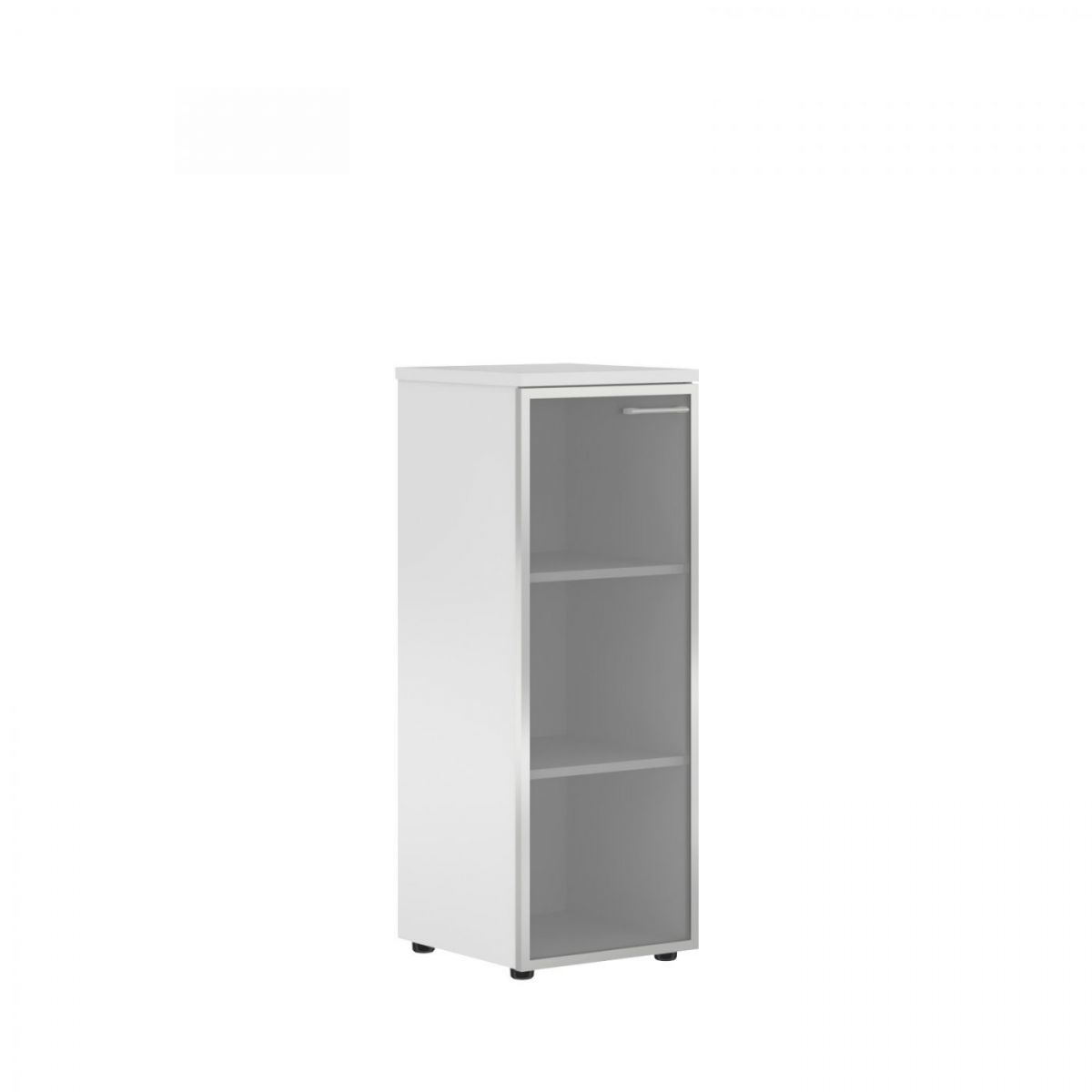 Xten Шкаф колонка со стеклянной дверью в алюминиевой раме  и топом XMC 42.7(L)*