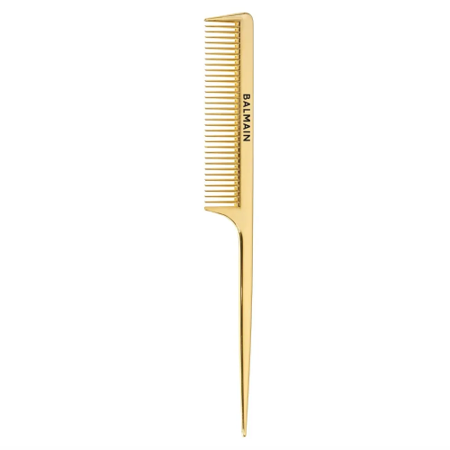 Balmain Hair Couture Золотая раcческа с длинной ручкой Golden Tail Comb